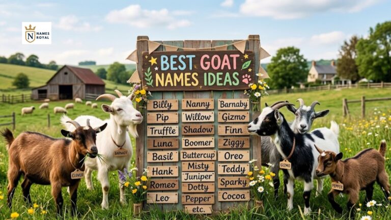 600+ Best Goat Names Ideas: Unique & Funny Names