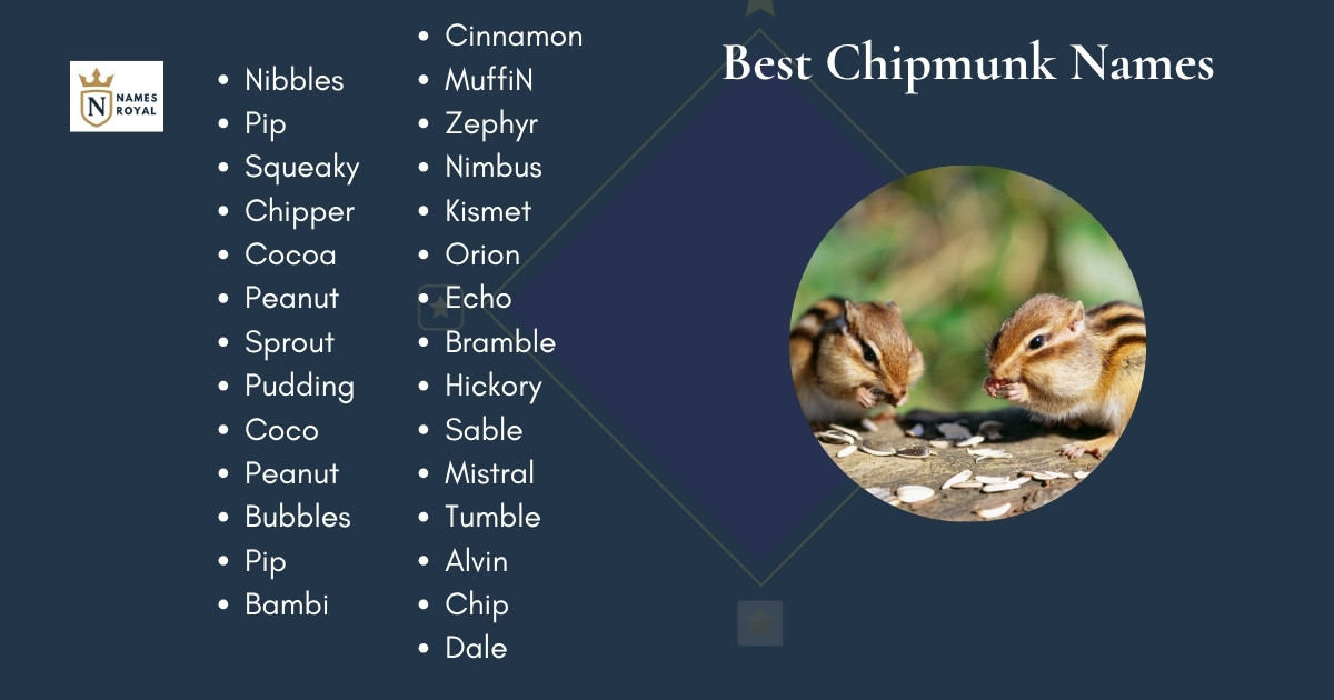 Best Chipmunk Names