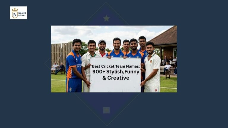 stylish cricket team names