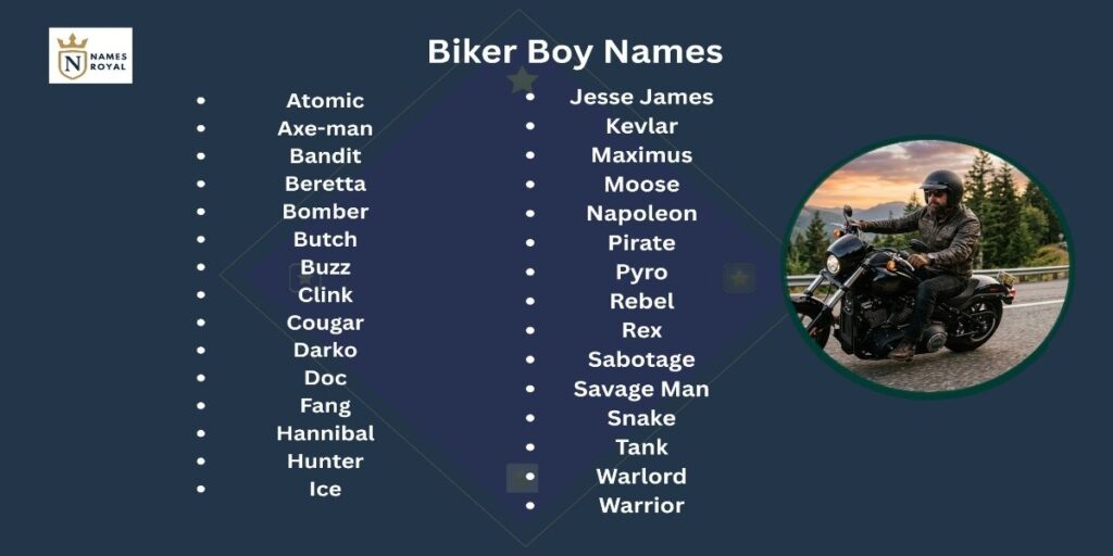 biker boy names