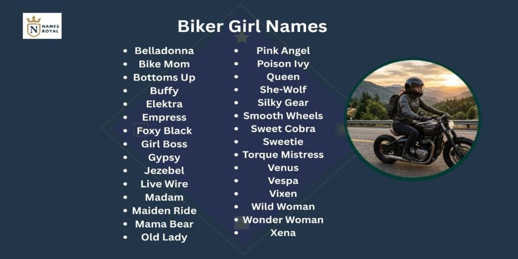 biker names for girls