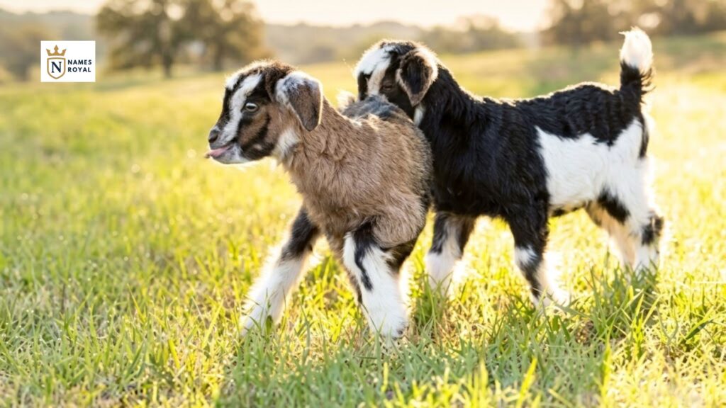 Black and White Goat Names
