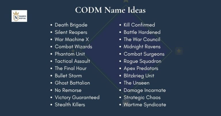 Codm Sticker Names 500+ Good Clan Names: Powerful, Cool, Funny & Aesthetic Clan Name Ideas ...