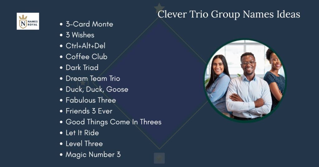 Clever Trio Names