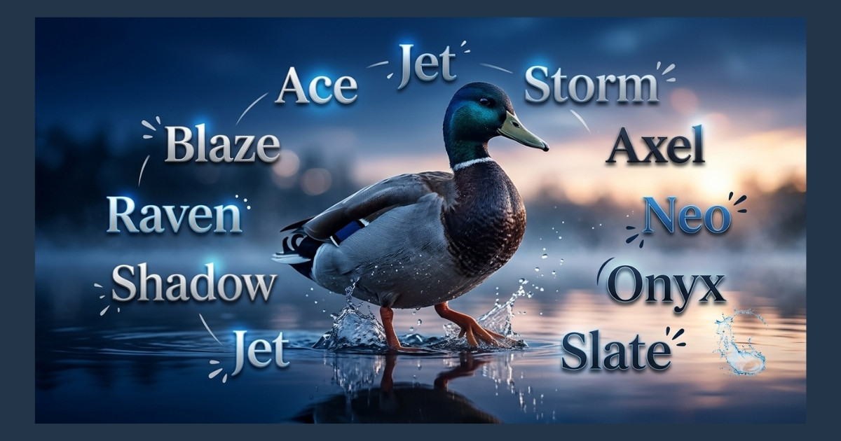 Fun Duck Names 750 Best Duck Names: Funny, Cute, Cool, and Unique Names for Ducks (Boy ...