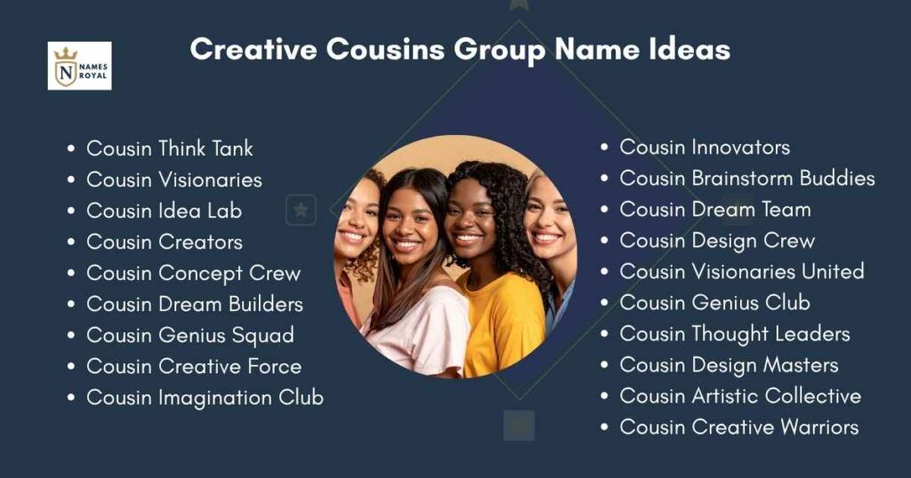 Creative Cousins Group Name Ideas
