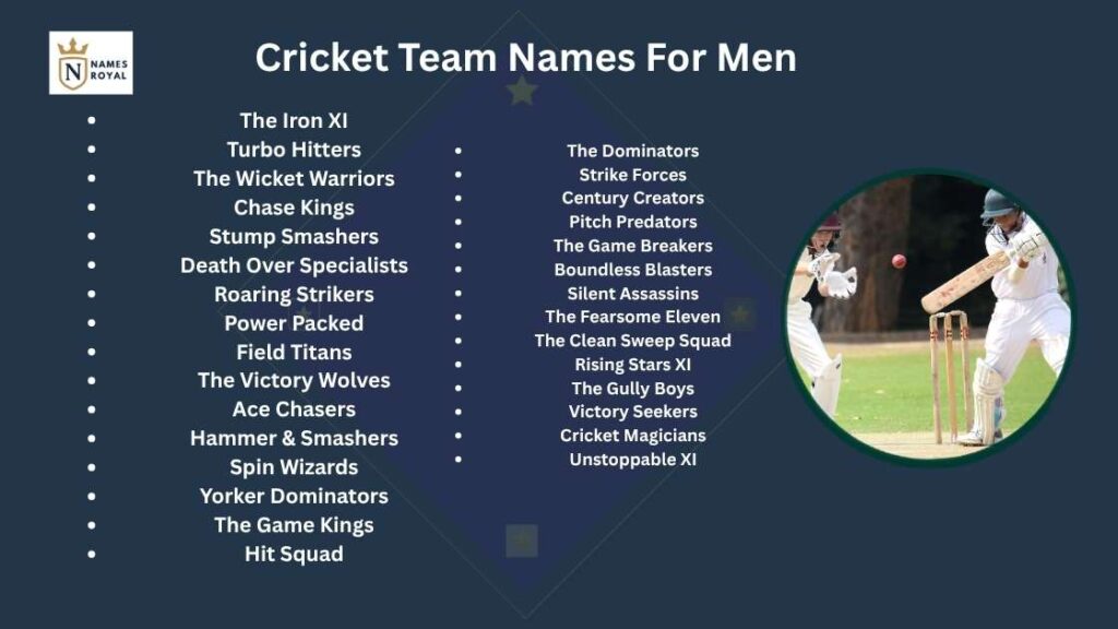 cricket team names suggestions