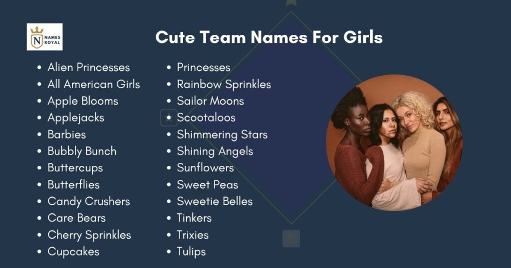 Cute Team Names For Girls