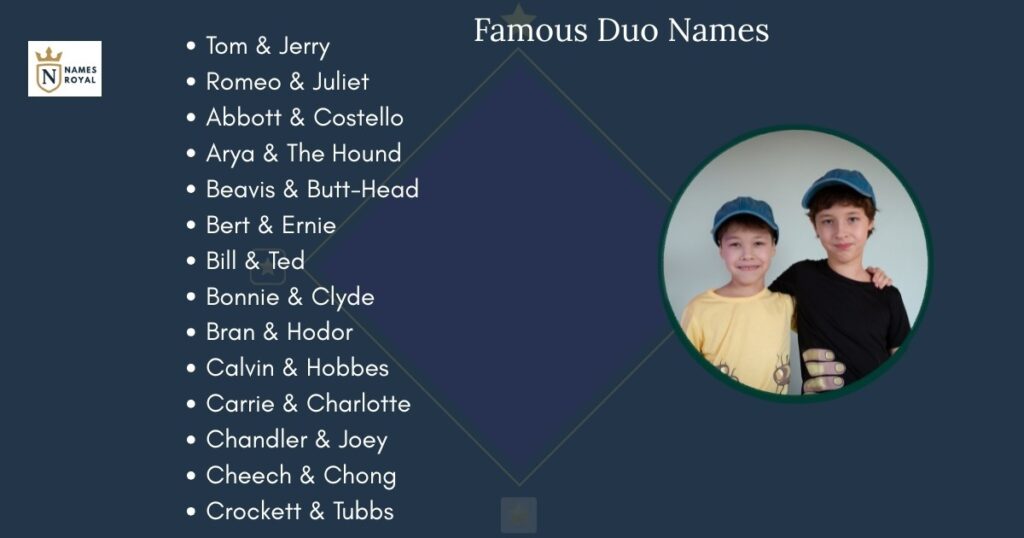 Famous Duo Names