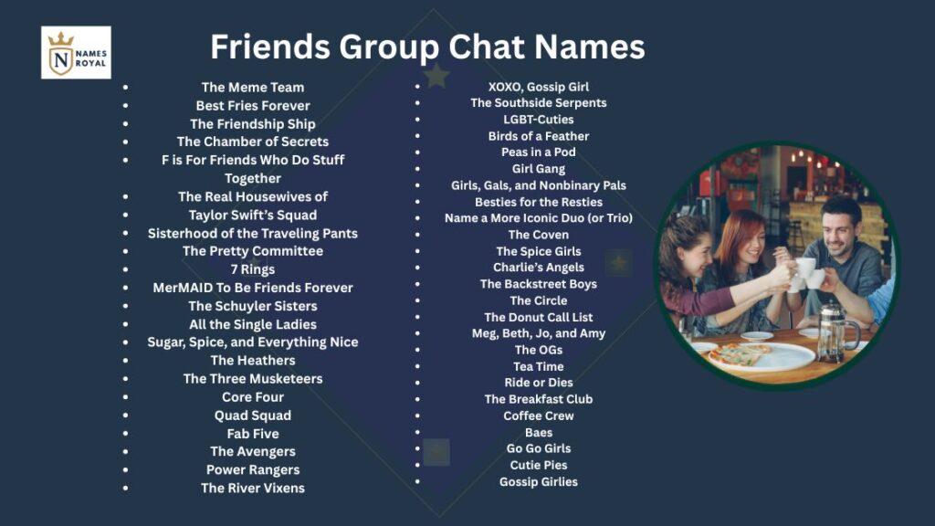 best group names for friends