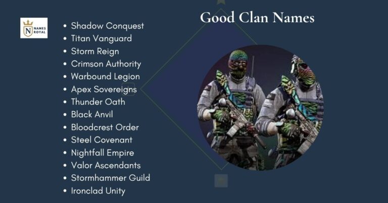 Good Clan Names