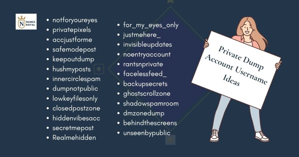 Private Dump Account Username Ideas