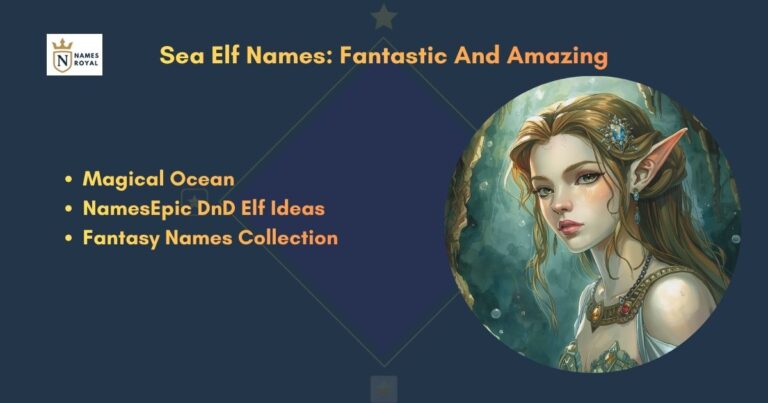 Sea Elf Names