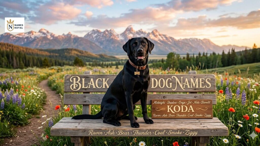 Strong Names for Black Male Dogs