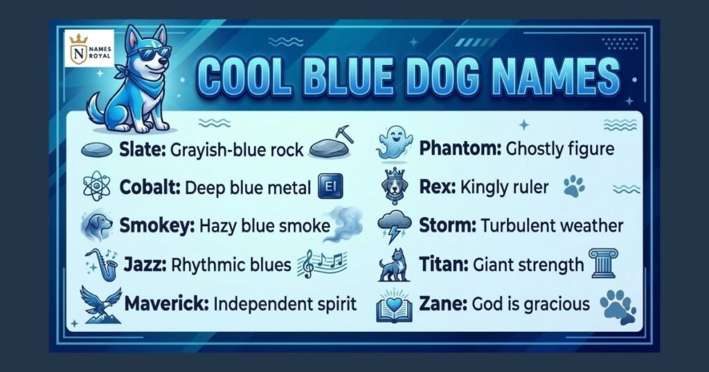 Cool Blue Dog Names