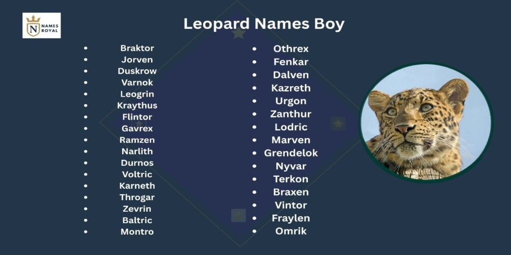 names for leopards