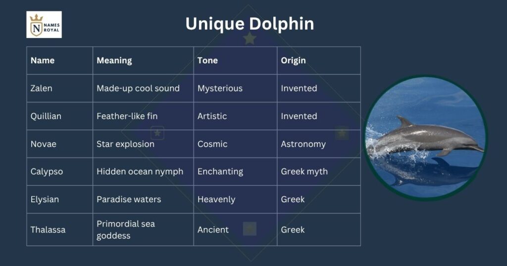 names for dolphins