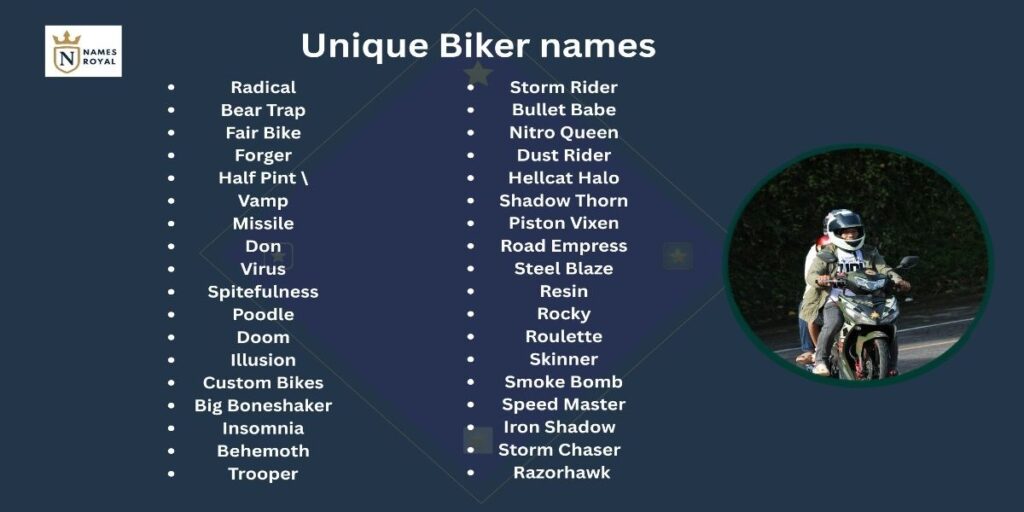 cool biker names