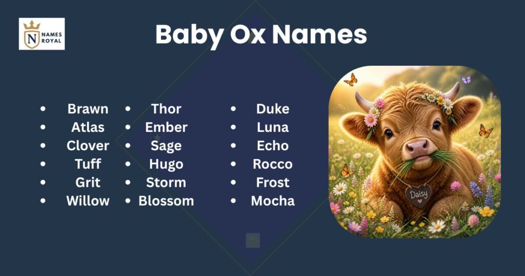 Baby Ox Names