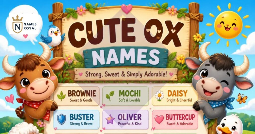 Cute Ox Names