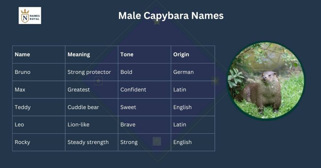 capybara names