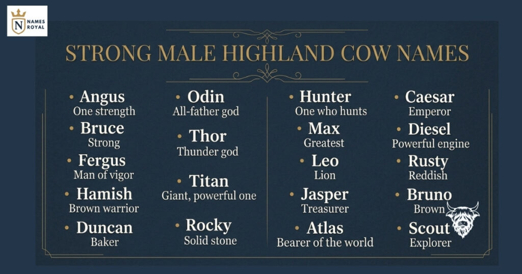 Male Highland Cow Names