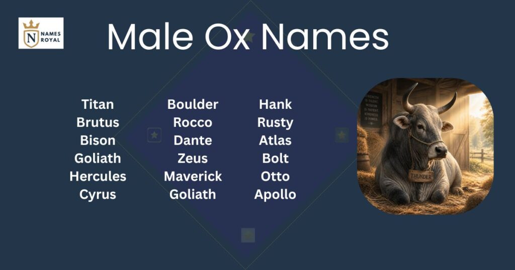 Male Ox Names